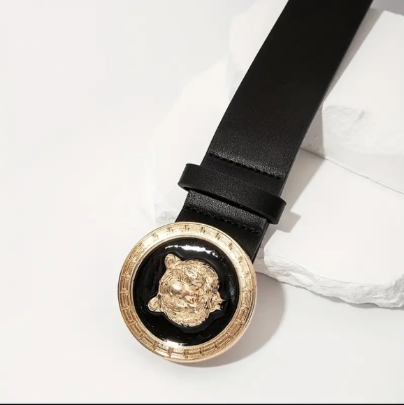 Tiger Head Buckle Belt - Picture 3 of 7